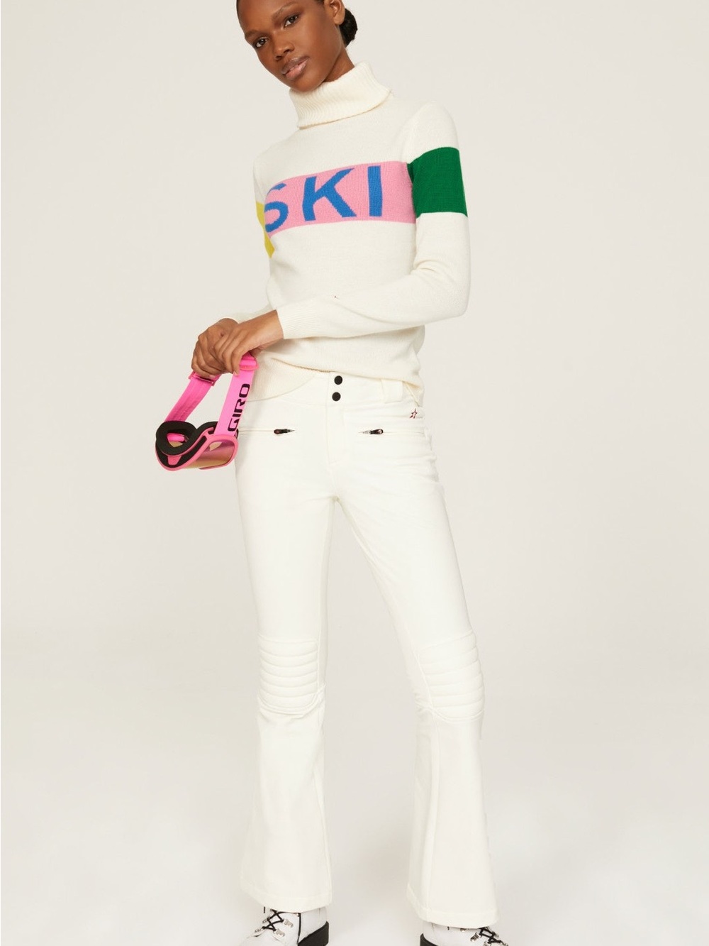 Perfect Moment Ski Sweater II Wool Colorblock Turtleneck - Picture 6 of 10